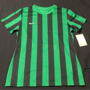 Nike US SS Striped Division IV Jersey Pine Green Women’s CW3818-302, Size Medium